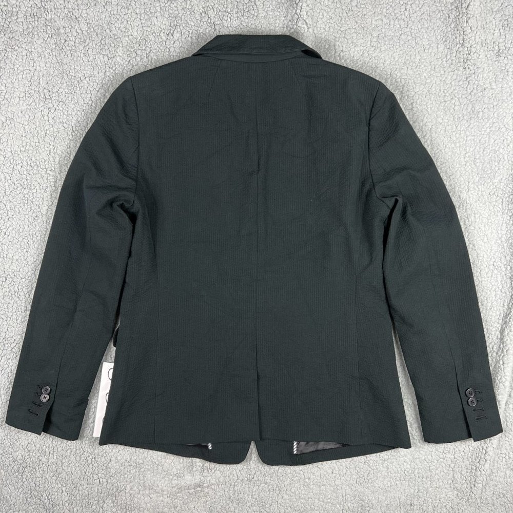 J Crew Blazer Women 6 Small Black Parke Jacket Textured Sport Coat Suit Casual 4 - Picture 2 of 11
